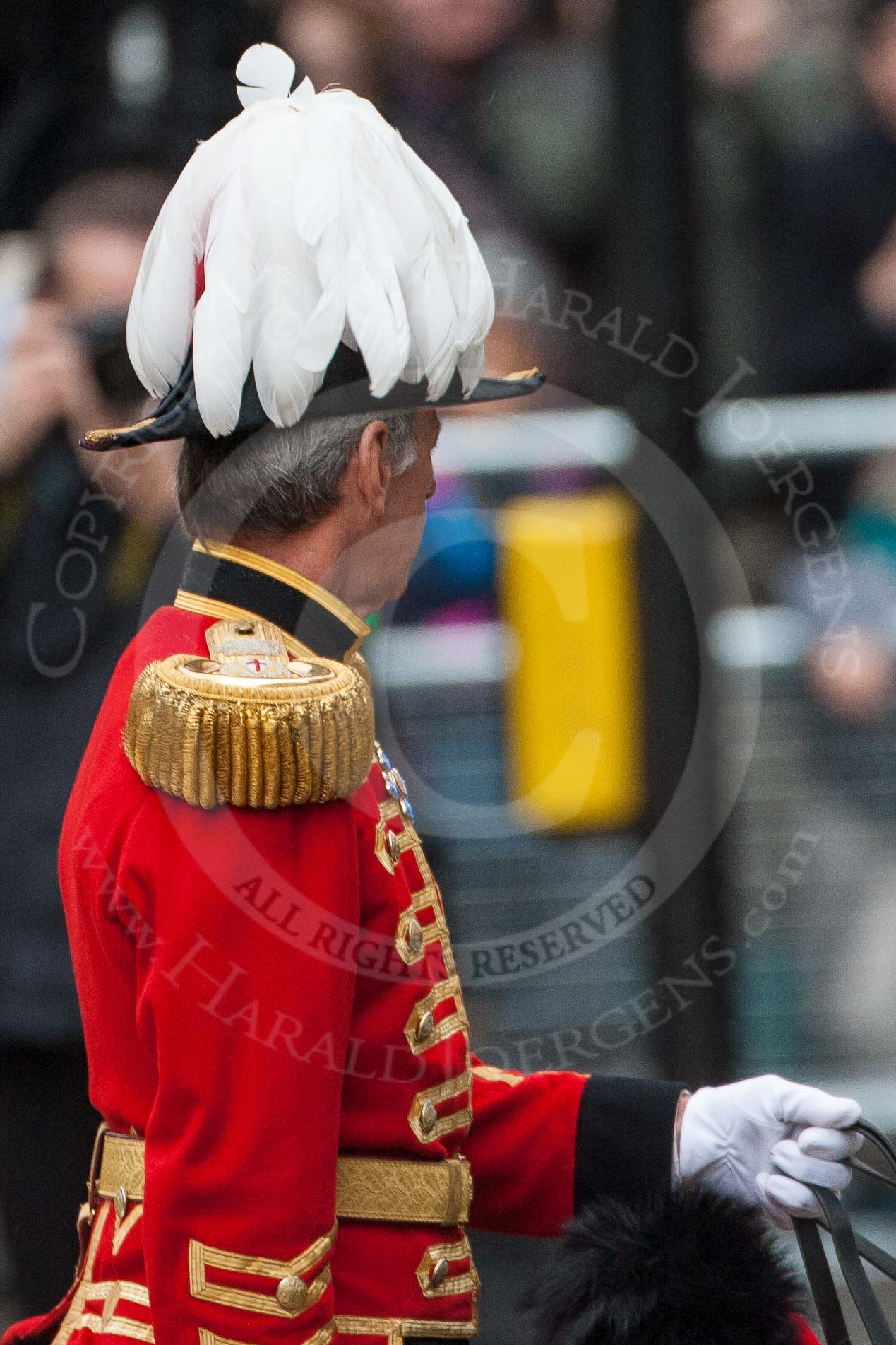 Lord Mayor's Show 2012: Entry 148 - The City Marshall of the City of London, Colonel Billy King-Harman CBE..
Press stand opposite Mansion House, City of London,
London,
Greater London,
United Kingdom,
on 10 November 2012 at 12:10, image #1927
