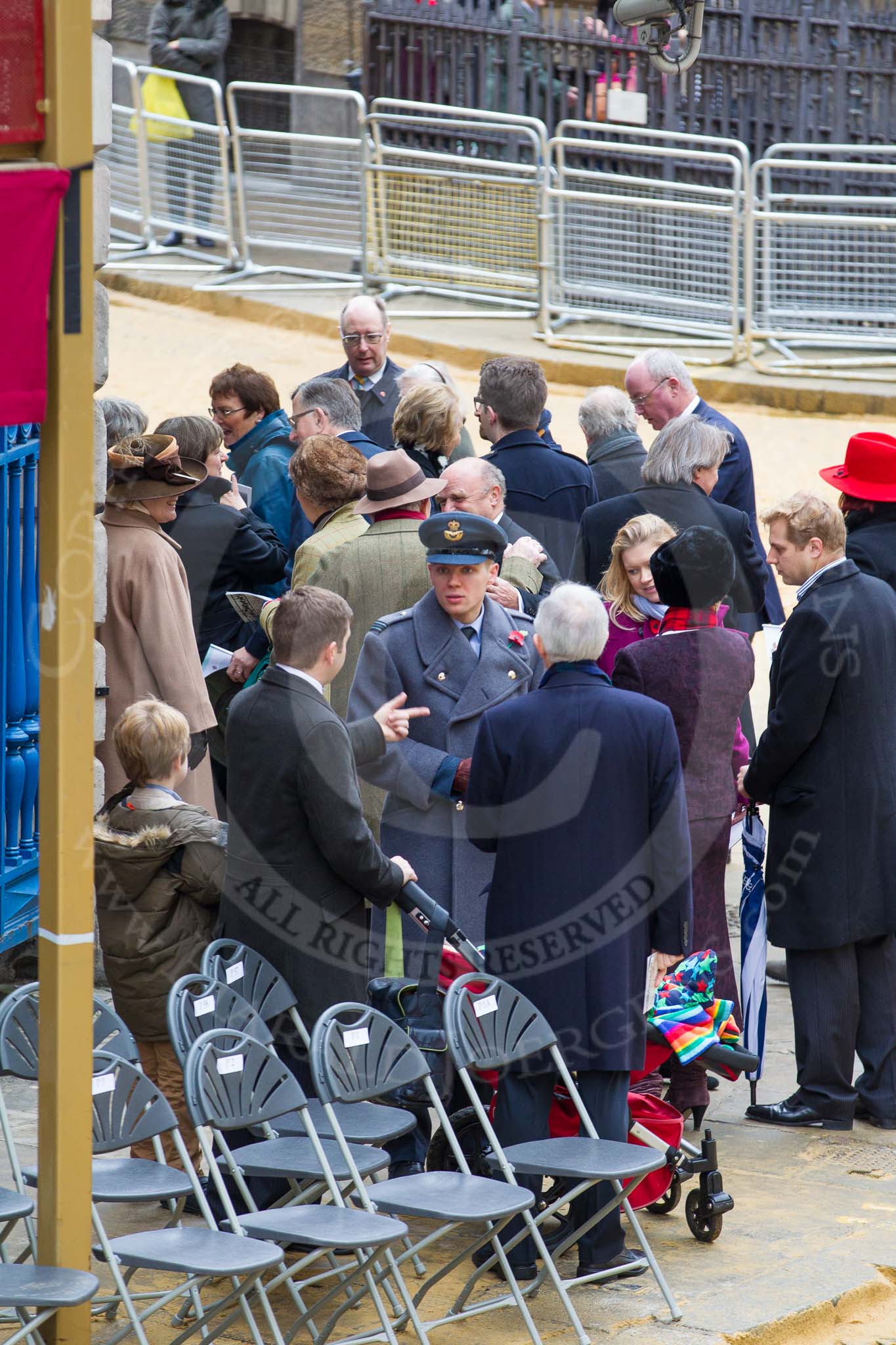 Lord Mayor's Show 2012: Guests leaving Masnion House after the 2012 Lord Mayor's Show..
Press stand opposite Mansion House, City of London,
London,
Greater London,
United Kingdom,
on 10 November 2012 at 12:16, image #1961