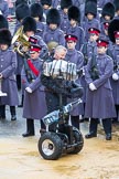 Lord Mayor's Show 2012: The Honourable Artillery Company (HAC) providing the Guard of Honour at the 2012 Lord Mayor's Show, here with the BBC/SIS cameraman and his Segway-mounted camera..
Press stand opposite Mansion House, City of London,
London,
Greater London,
United Kingdom,
on 10 November 2012 at 10:42, image #103
