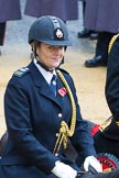 Lord Mayor's Show 2012: Rebecca Jenkins, senior Police Staff Trainer within the City of London Police mounted branch..
Press stand opposite Mansion House, City of London,
London,
Greater London,
United Kingdom,
on 10 November 2012 at 10:48, image #117