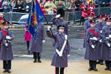 Lord Mayor's Show 2012: The HAC Guard of Honour at the arrival of the Lord Mayor..
Press stand opposite Mansion House, City of London,
London,
Greater London,
United Kingdom,
on 10 November 2012 at 10:51, image #135