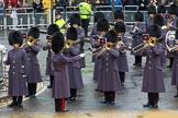 Lord Mayor's Show 2012: Musicians of the Honourable Artillery Company (HAC) Corps of Drums..
Press stand opposite Mansion House, City of London,
London,
Greater London,
United Kingdom,
on 10 November 2012 at 10:52, image #144