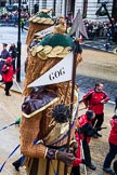 Lord Mayor's Show 2012: Society of Young Freemen / Gog&Magog / 100 Reg't RA(V) (100 Regiment Royal Artillery Volunteers)..
Press stand opposite Mansion House, City of London,
London,
Greater London,
United Kingdom,
on 10 November 2012 at 11:02, image #218
