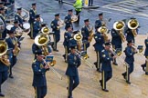 Lord Mayor's Show 2012: Entry 16 - Central Band of the RAF..
Press stand opposite Mansion House, City of London,
London,
Greater London,
United Kingdom,
on 10 November 2012 at 11:07, image #323