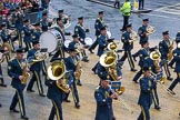 Lord Mayor's Show 2012: Entry 16 - Central Band of the RAF..
Press stand opposite Mansion House, City of London,
London,
Greater London,
United Kingdom,
on 10 November 2012 at 11:07, image #324