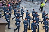 Lord Mayor's Show 2012: Entry 17 - Queen's Colour Squadron RAF..
Press stand opposite Mansion House, City of London,
London,
Greater London,
United Kingdom,
on 10 November 2012 at 11:07, image #333