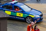 Lord Mayor's Show 2012: Entry 20 - London Air Ambulance..
Press stand opposite Mansion House, City of London,
London,
Greater London,
United Kingdom,
on 10 November 2012 at 11:08, image #357