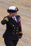 Lord Mayor's Show 2012: A Royal Navy Lieutenant acting as Marshall for the Lord Mayor's Show..
Press stand opposite Mansion House, City of London,
London,
Greater London,
United Kingdom,
on 10 November 2012 at 11:10, image #406
