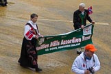 Lord Mayor's Show 2012: Entry 35 - Baillies Mill Accordion Band from County Down in Northern Ireland..
Press stand opposite Mansion House, City of London,
London,
Greater London,
United Kingdom,
on 10 November 2012 at 11:14, image #529