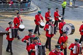 Lord Mayor's Show 2012: Entry 35 - Baillies Mill Accordion Band from County Down in Northern Ireland..
Press stand opposite Mansion House, City of London,
London,
Greater London,
United Kingdom,
on 10 November 2012 at 11:15, image #541