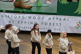 Lord Mayor's Show 2012: Entry 37 - Epping Forest promotes the launch of the Gifford Wood Appeal..
Press stand opposite Mansion House, City of London,
London,
Greater London,
United Kingdom,
on 10 November 2012 at 11:15, image #556