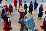 Lord Mayor's Show 2012: Entry 46 - University of St Andrews, celebrating its 600th anniversary..
Press stand opposite Mansion House, City of London,
London,
Greater London,
United Kingdom,
on 10 November 2012 at 11:20, image #635