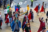 Lord Mayor's Show 2012: Entry 46 - University of St Andrews, celebrating its 600th anniversary..
Press stand opposite Mansion House, City of London,
London,
Greater London,
United Kingdom,
on 10 November 2012 at 11:20, image #637