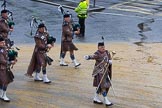 Lord Mayor's Show 2012: Entry 48 - The Pipes & Drums of the London Regiment, the only TA infantry battalion based in London..
Press stand opposite Mansion House, City of London,
London,
Greater London,
United Kingdom,
on 10 November 2012 at 11:20, image #652