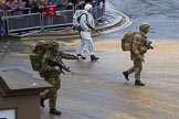 Lord Mayor's Show 2012: Entry 51 - F & G Companies 7 Rifles..
Press stand opposite Mansion House, City of London,
London,
Greater London,
United Kingdom,
on 10 November 2012 at 11:23, image #699