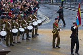 Lord Mayor's Show 2012: Entry 54 - St Dunstan’s CCF Band - the St Dunstan 's College Combined Cadet Force..
Press stand opposite Mansion House, City of London,
London,
Greater London,
United Kingdom,
on 10 November 2012 at 11:24, image #716