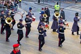 Lord Mayor's Show 2012: Entry 61 - Army Medical Services Band (V)..
Press stand opposite Mansion House, City of London,
London,
Greater London,
United Kingdom,
on 10 November 2012 at 11:28, image #800