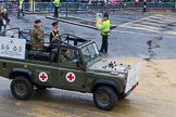 Lord Mayor's Show 2012: Entry 62 Army Medical Services, 306 Hospital Support Regiment (Volunteers)..
Press stand opposite Mansion House, City of London,
London,
Greater London,
United Kingdom,
on 10 November 2012 at 11:28, image #809