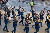 Lord Mayor's Show 2012: Entry 74 - The Band of The Royal Yeomanry (Inns of Court & City Yeomanry)..
Press stand opposite Mansion House, City of London,
London,
Greater London,
United Kingdom,
on 10 November 2012 at 11:32, image #928