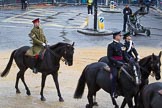Lord Mayor's Show 2012: Entry 74 - The Band of The Royal Yeomanry (Inns of Court & City Yeomanry)..
Press stand opposite Mansion House, City of London,
London,
Greater London,
United Kingdom,
on 10 November 2012 at 11:32, image #937