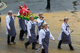 Lord Mayor's Show 2012: Entry 85 - Worshipful Company of Butchers..
Press stand opposite Mansion House, City of London,
London,
Greater London,
United Kingdom,
on 10 November 2012 at 11:37, image #1110