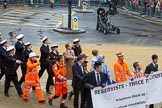 Lord Mayor's Show 2012: Entry 90 - Royal Marines Reserve (City of London)..
Press stand opposite Mansion House, City of London,
London,
Greater London,
United Kingdom,
on 10 November 2012 at 11:39, image #1177