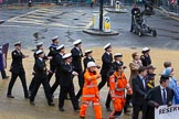 Lord Mayor's Show 2012: Entry 90 - Royal Marines Reserve (City of London)..
Press stand opposite Mansion House, City of London,
London,
Greater London,
United Kingdom,
on 10 November 2012 at 11:39, image #1178