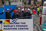 Lord Mayor's Show 2012: Entry 100 - Maritime London..
Press stand opposite Mansion House, City of London,
London,
Greater London,
United Kingdom,
on 10 November 2012 at 11:46, image #1336