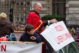 Lord Mayor's Show 2012: Entrry 104 - Modern Livery Companies, representing 26 Livery Companies..
Press stand opposite Mansion House, City of London,
London,
Greater London,
United Kingdom,
on 10 November 2012 at 11:50, image #1406