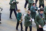 Lord Mayor's Show 2012: Entry 117 - 1st Hook Scout & Guide Band..
Press stand opposite Mansion House, City of London,
London,
Greater London,
United Kingdom,
on 10 November 2012 at 11:59, image #1676