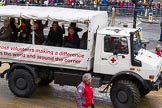 Lord Mayor's Show 2012: Entry 122 - British Red Cross..
Press stand opposite Mansion House, City of London,
London,
Greater London,
United Kingdom,
on 10 November 2012 at 12:01, image #1744