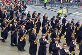 Lord Mayor's Show 2012: Entry 123 - Christ's Hospital School Band..
Press stand opposite Mansion House, City of London,
London,
Greater London,
United Kingdom,
on 10 November 2012 at 12:02, image #1779