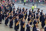 Lord Mayor's Show 2012: Entry 123 - Christ's Hospital School Band..
Press stand opposite Mansion House, City of London,
London,
Greater London,
United Kingdom,
on 10 November 2012 at 12:02, image #1780