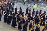 Lord Mayor's Show 2012: Entry 123 - Christ's Hospital School Band..
Press stand opposite Mansion House, City of London,
London,
Greater London,
United Kingdom,
on 10 November 2012 at 12:02, image #1785