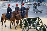 Lord Mayor's Show 2012: Entry 124 - The King’s Troop Royal Horse Artillery (RHA)..
Press stand opposite Mansion House, City of London,
London,
Greater London,
United Kingdom,
on 10 November 2012 at 12:03, image #1802