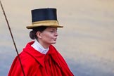 Lord Mayor's Show 2012: The Royal Mews's Lady Coachman Phillipa Jackson..
Press stand opposite Mansion House, City of London,
London,
Greater London,
United Kingdom,
on 10 November 2012 at 12:05, image #1849