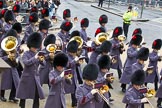Lord Mayor's Show 2012: Entry 139 - The Band of the Coldstream Guards..
Press stand opposite Mansion House, City of London,
London,
Greater London,
United Kingdom,
on 10 November 2012 at 12:06, image #1889