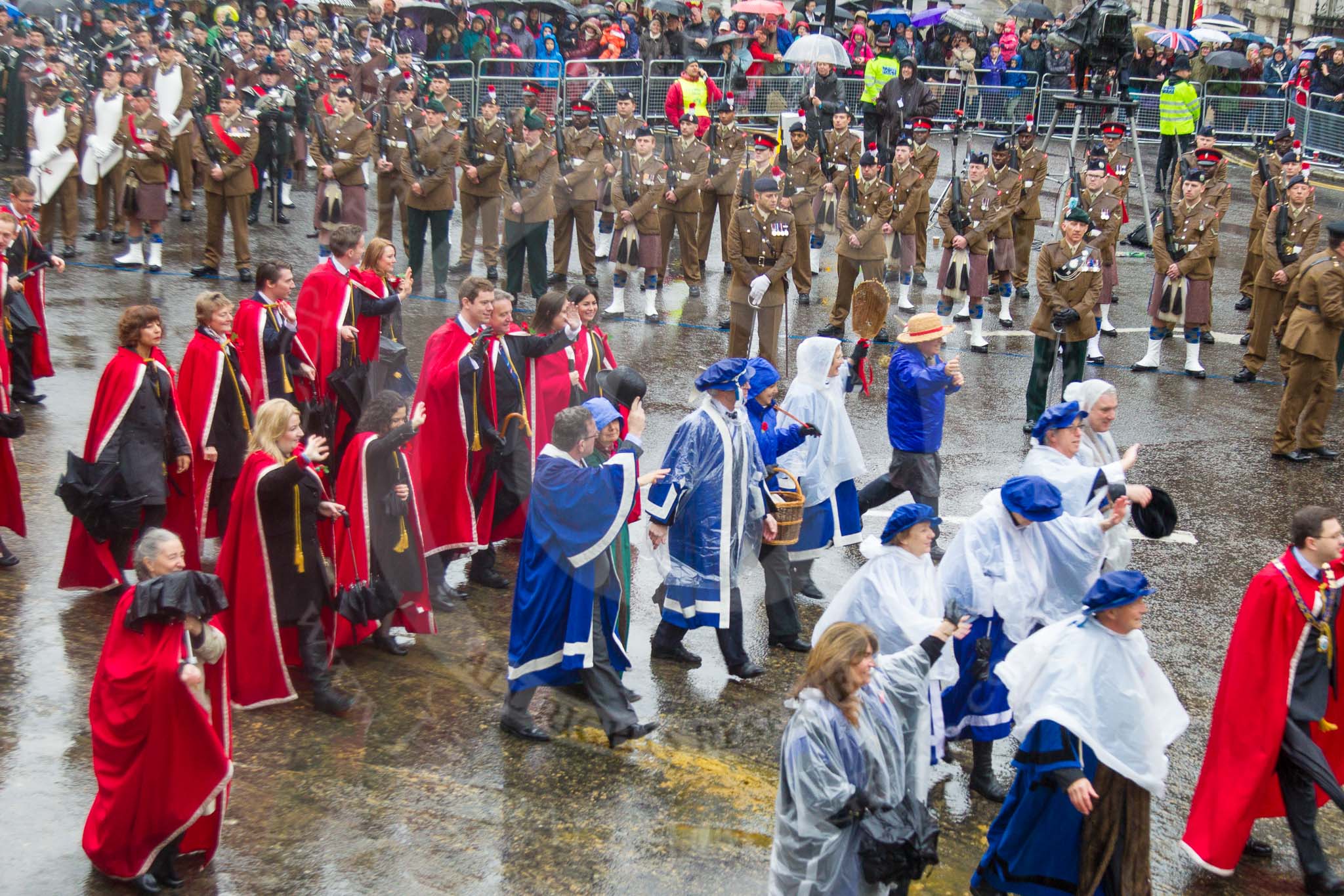 Lord Mayor's Show 2013: 7-Society of Young Freemen..
Press stand opposite Mansion House, City of London,
London,
Greater London,
United Kingdom,
on 09 November 2013 at 11:02, image #186
