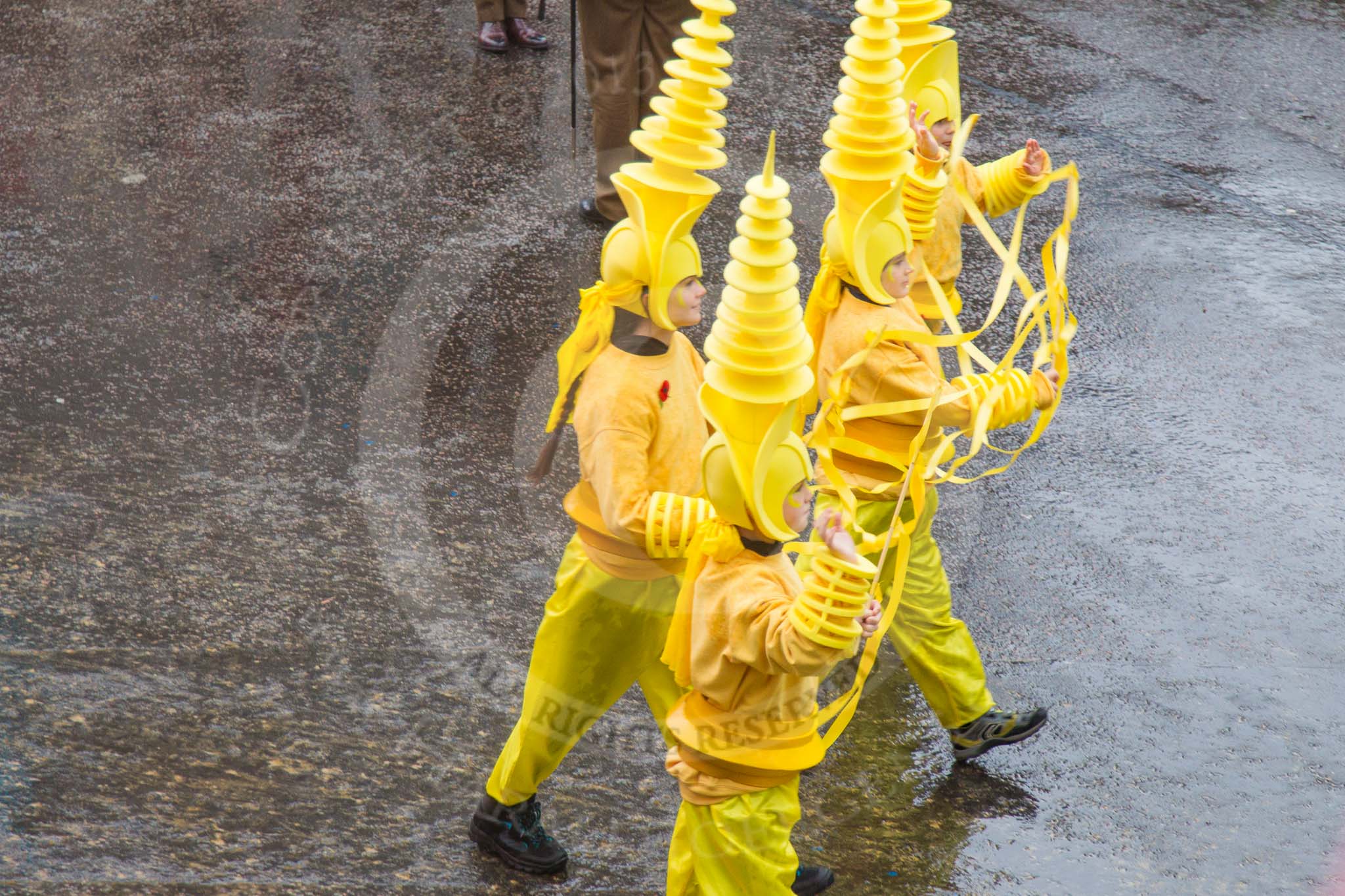 Lord Mayor's Show 2013: Group 9 - the City of London Solicitor's Company, representing 15,000 City solicitors, and the Mother Company of the new Lord Mayor, Fiona Woolf..
Press stand opposite Mansion House, City of London,
London,
Greater London,
United Kingdom,
on 09 November 2013 at 11:04, image #215