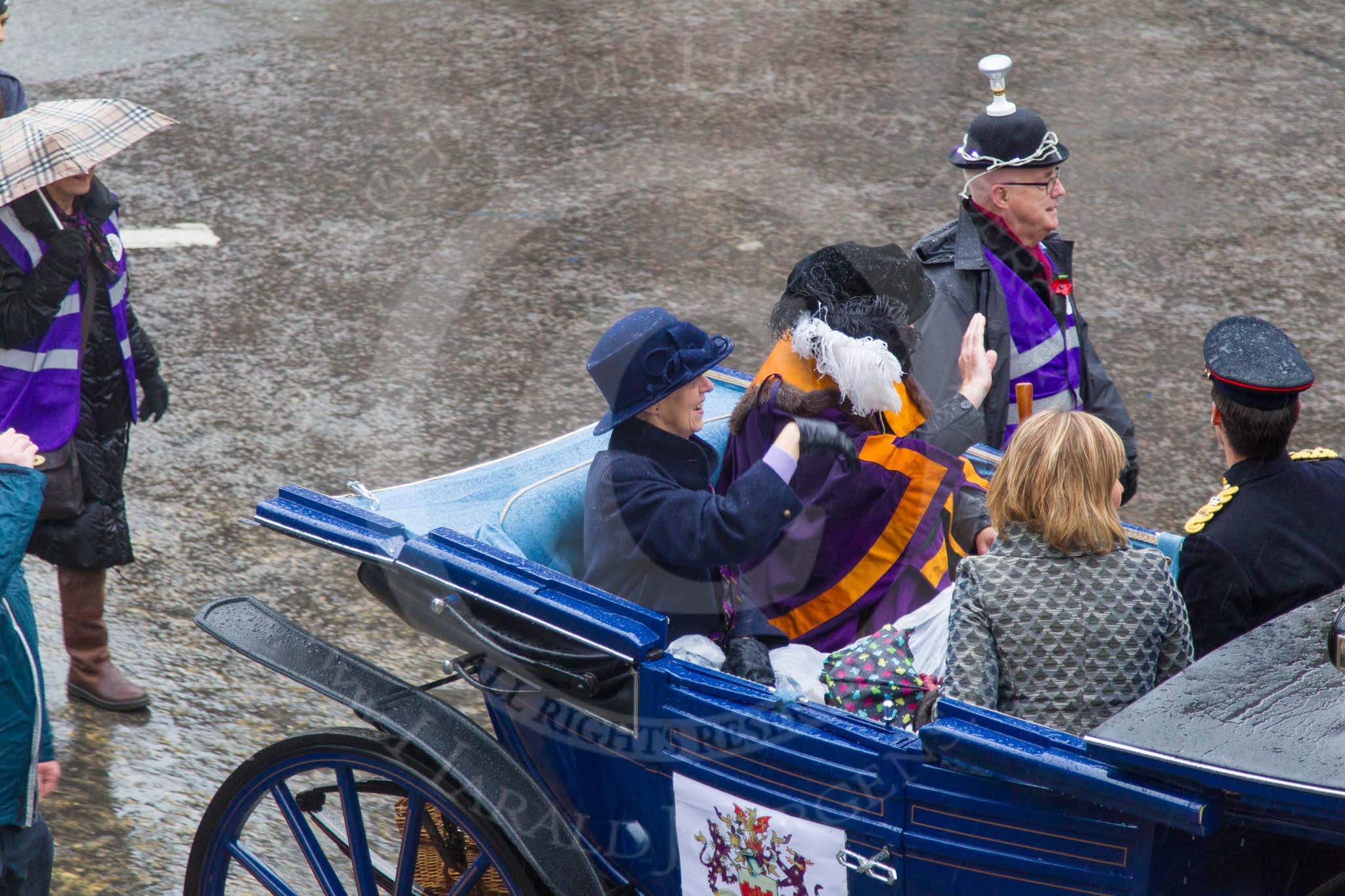 Lord Mayor's Show 2013: 12-Worshipful Company of Lightmongers-Modern Livery Companies. with members from all section of the lighting and electrical industry..
Press stand opposite Mansion House, City of London,
London,
Greater London,
United Kingdom,
on 09 November 2013 at 11:05, image #250