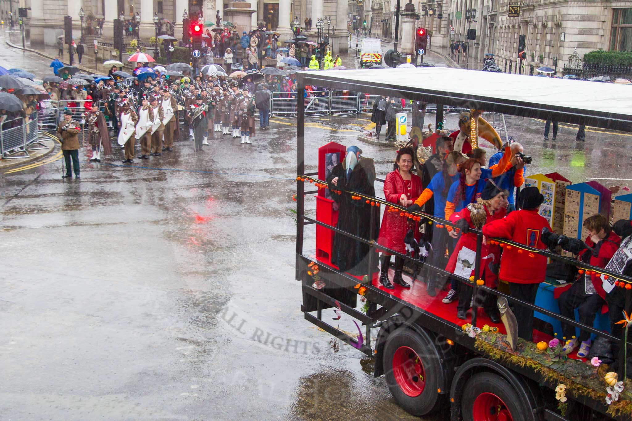 Lord Mayor's Show 2013: 19 Spare Tyre-is a pioneering arts charity, provaiding a platform for marginalised communities to have their voices heard..
Press stand opposite Mansion House, City of London,
London,
Greater London,
United Kingdom,
on 09 November 2013 at 11:09, image #307