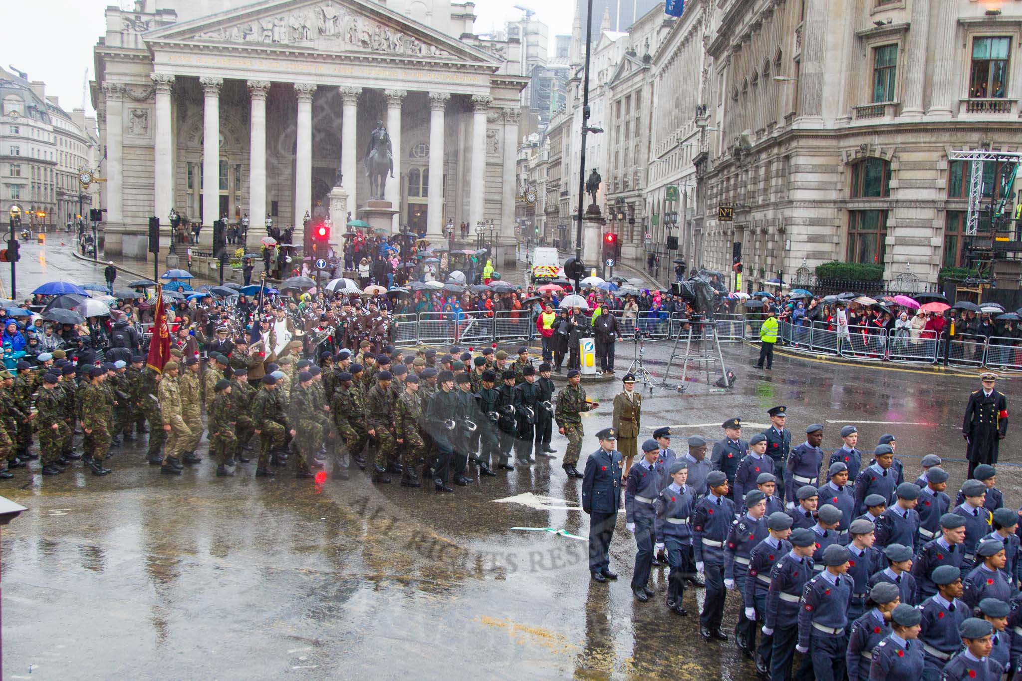 Lord Mayor's Show 2013: 23-Air Training Corps-national youth organisation with more than 40,000 members age between 13 and 20..
Press stand opposite Mansion House, City of London,
London,
Greater London,
United Kingdom,
on 09 November 2013 at 11:12, image #353