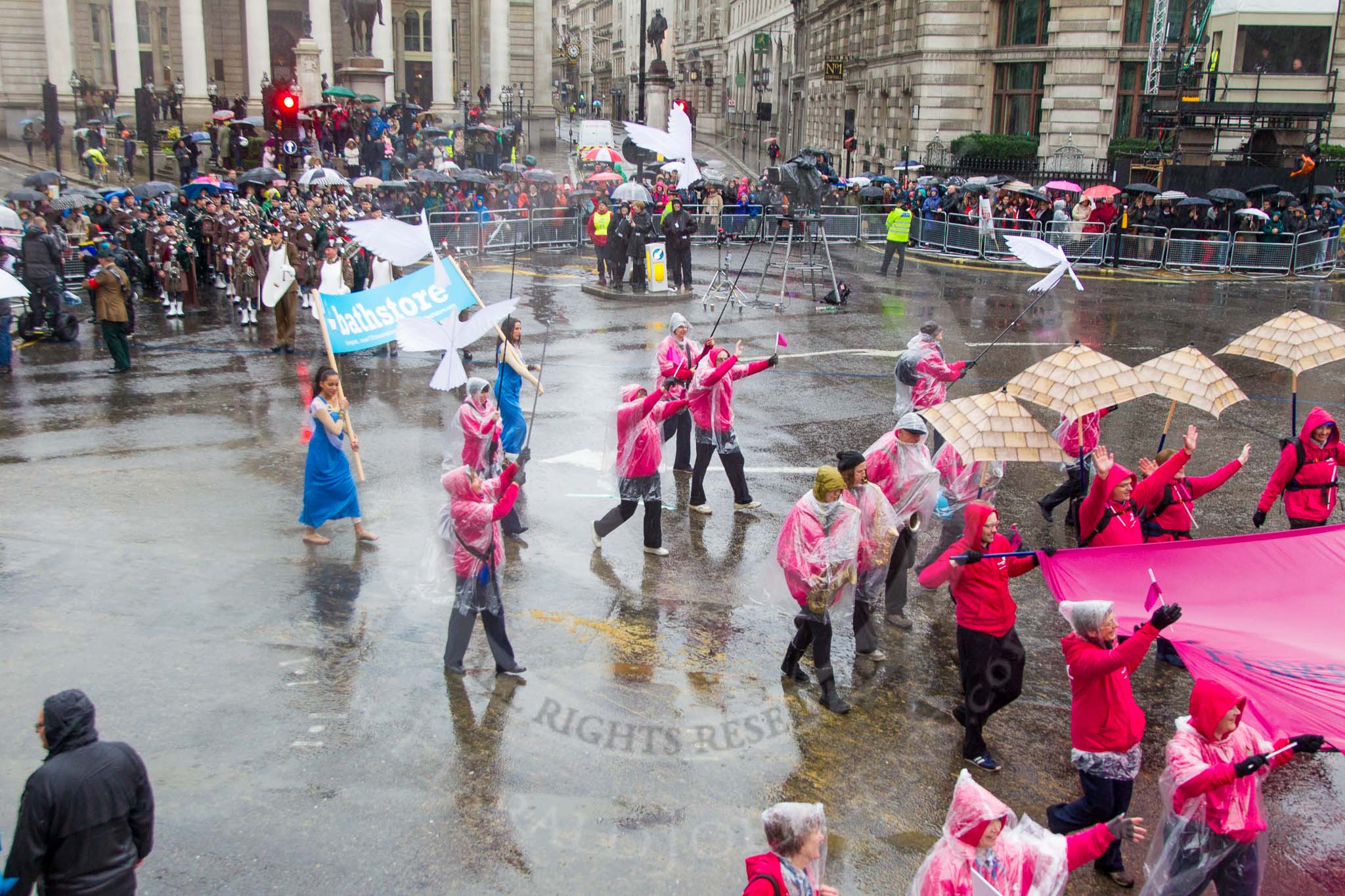 Lord Mayor's Show 2013: 27 - Princess Alice Hospice (PAH)-believes in philospohy of care based on treating people as individuals with dignity and respect..
Press stand opposite Mansion House, City of London,
London,
Greater London,
United Kingdom,
on 09 November 2013 at 11:13, image #380