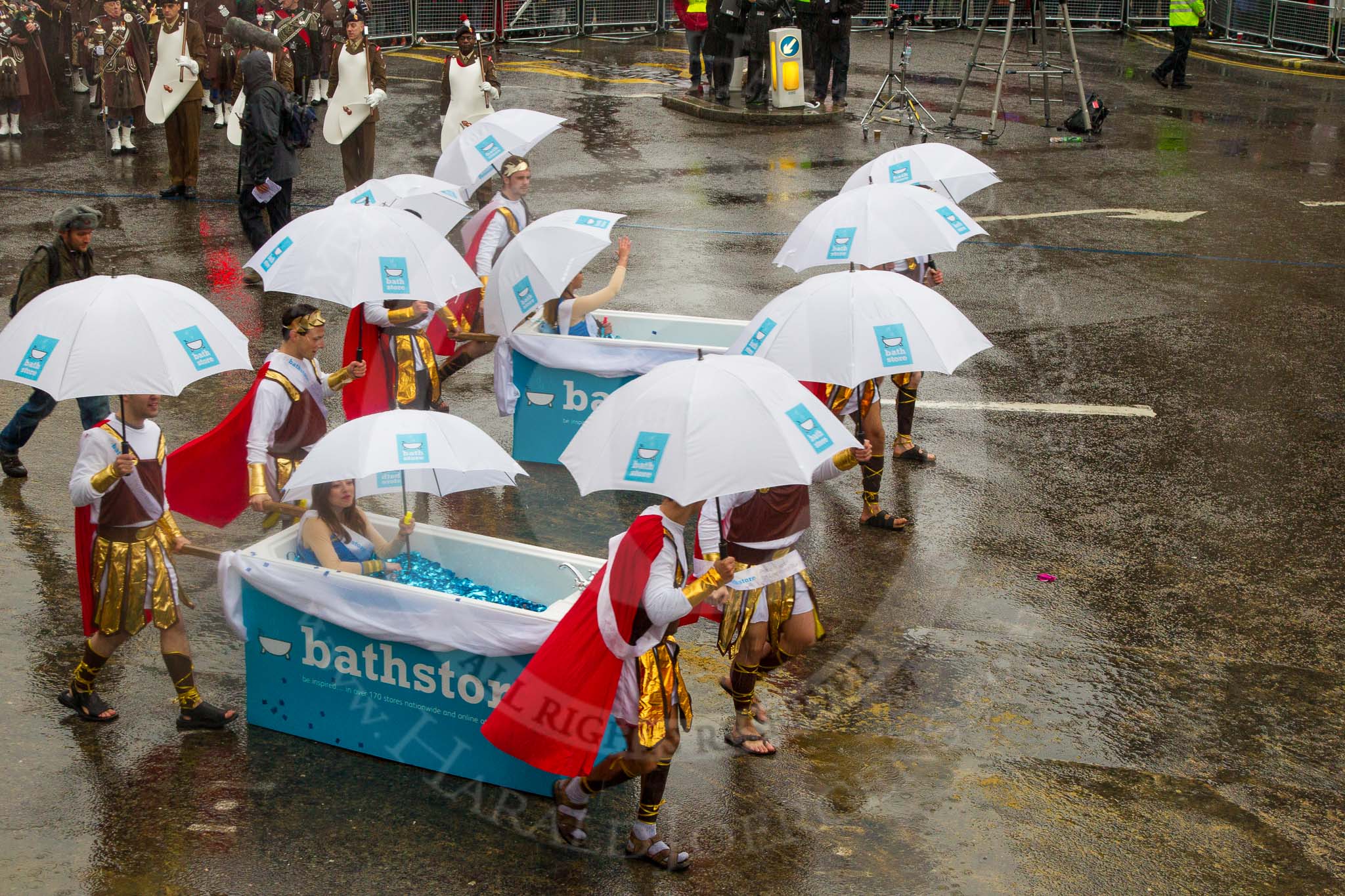 Lord Mayor's Show 2013: 28- Bathstore- makes buying and installing your dream bathroom easy..
Press stand opposite Mansion House, City of London,
London,
Greater London,
United Kingdom,
on 09 November 2013 at 11:13, image #386