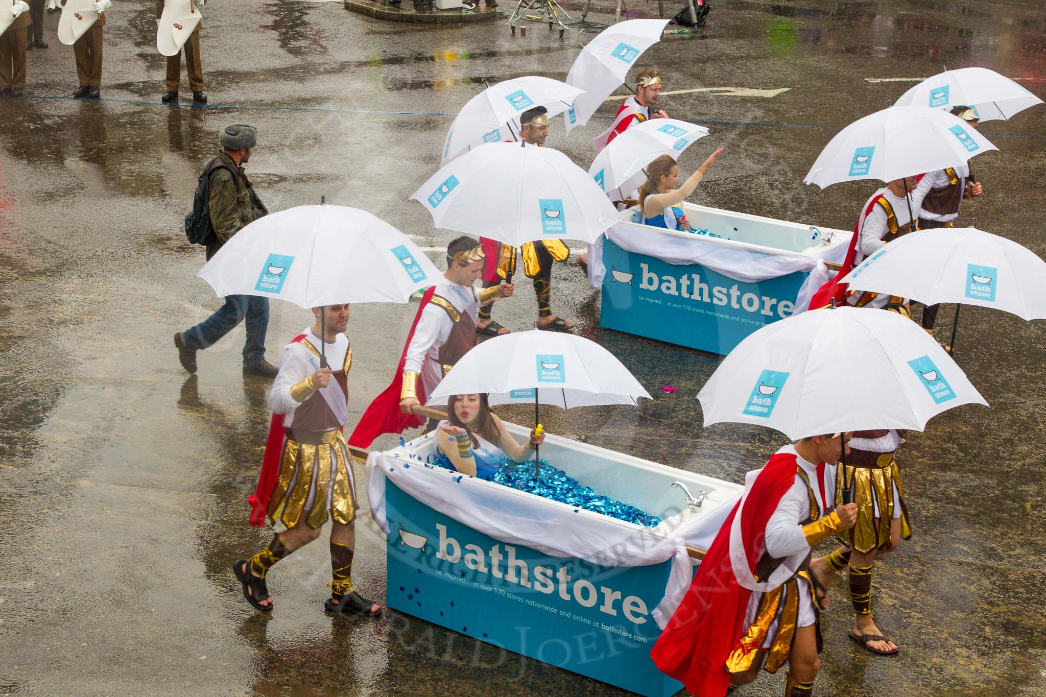 Lord Mayor's Show 2013: 28- Bathstore- makes buying and installing your dream bathroom easy..
Press stand opposite Mansion House, City of London,
London,
Greater London,
United Kingdom,
on 09 November 2013 at 11:14, image #387