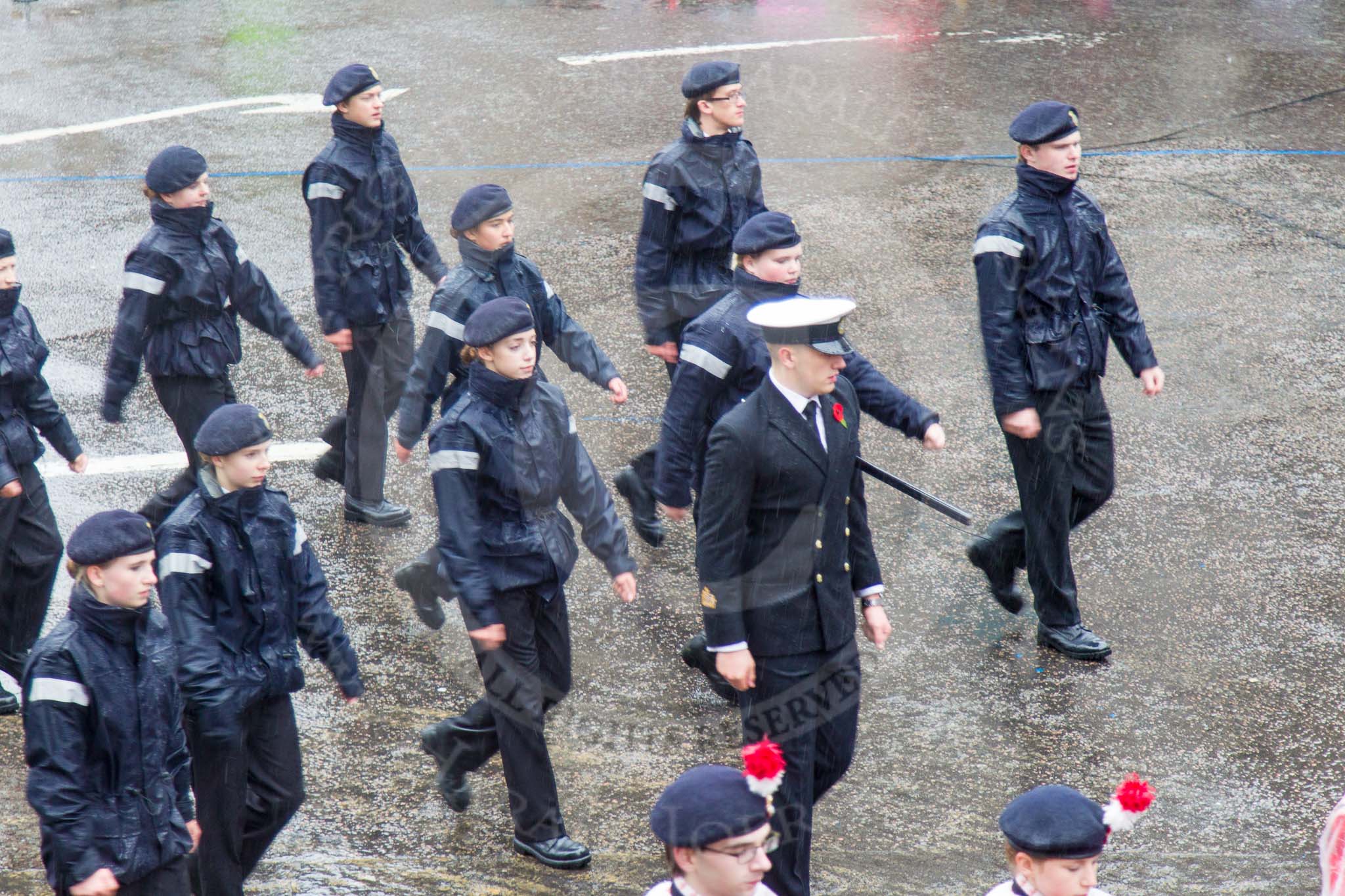 Photo 1311091127561D42386HaraldJoergens Lord Mayor's Show 2013: 48-St.Dunstan's CCF Band-St Dunstan's College Combined Cadets Force is 100 years old..
Press stand opposite Mansion House, City of London,
London,
Greater London,
United Kingdom,
on 09 November 2013 at 11:27, image #643