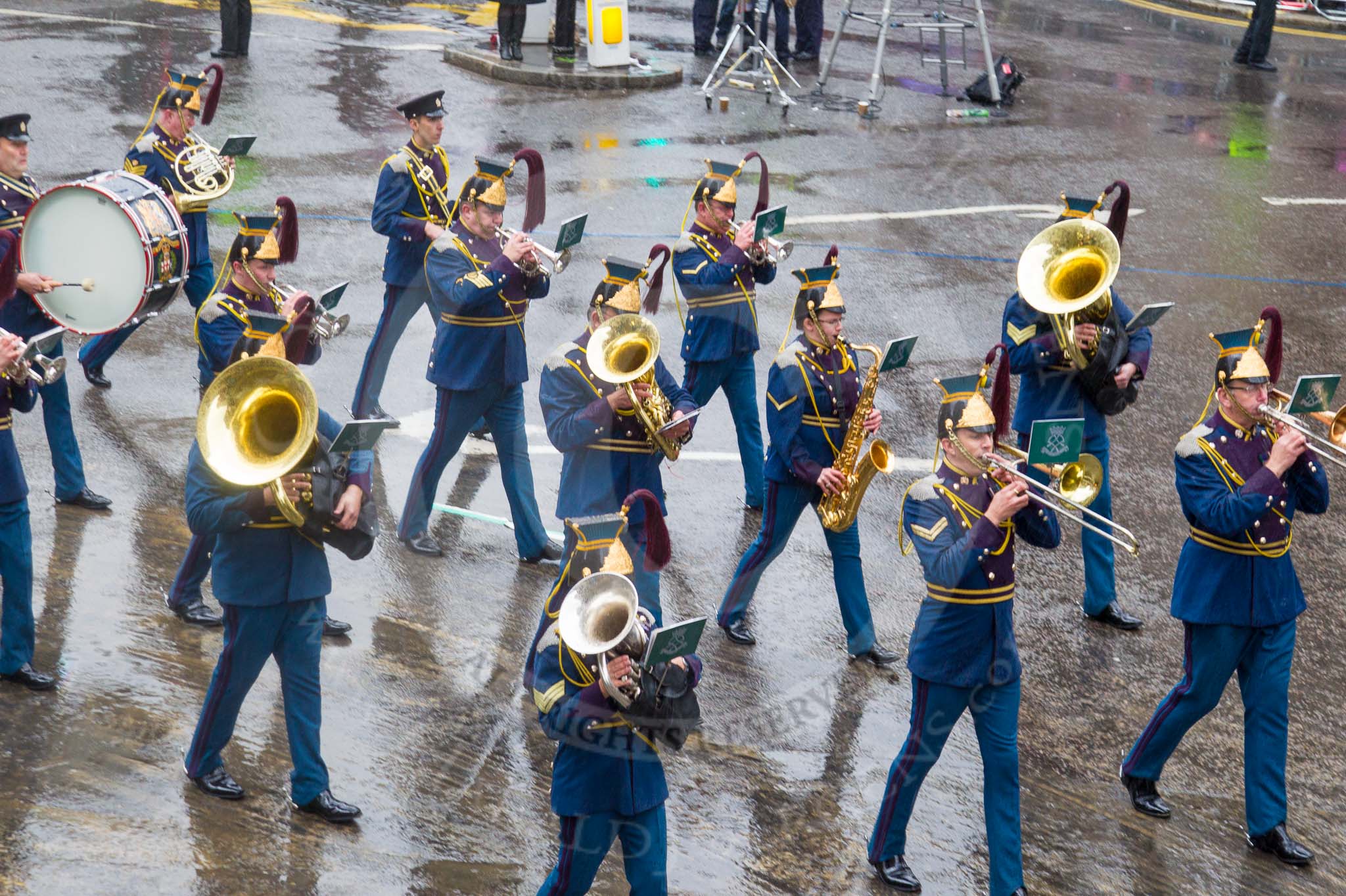 Lord Mayor's Show 2013: 74- The Band of the Royal Yeomanry..
Press stand opposite Mansion House, City of London,
London,
Greater London,
United Kingdom,
on 09 November 2013 at 11:41, image #889