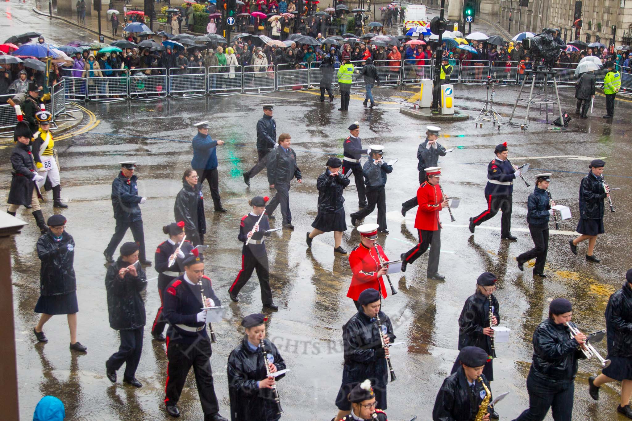 Lord Mayor's Show 2013: 87-National Youth Marching Band-looks to promote the good work of traditional youth marching bands across England..
Press stand opposite Mansion House, City of London,
London,
Greater London,
United Kingdom,
on 09 November 2013 at 11:48, image #1066