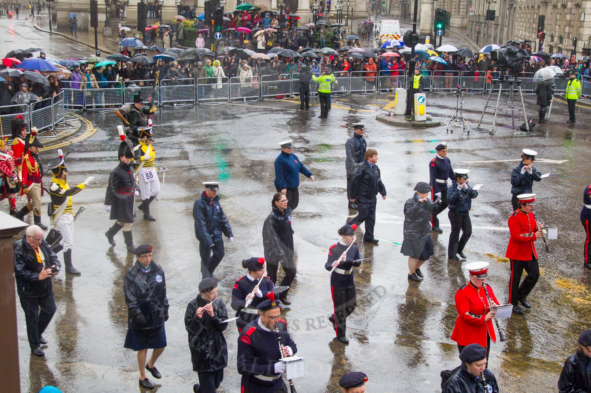 Lord Mayor's Show 2013: 87-National Youth Marching Band-looks to promote the good work of traditional youth marching bands across England..
Press stand opposite Mansion House, City of London,
London,
Greater London,
United Kingdom,
on 09 November 2013 at 11:48, image #1068