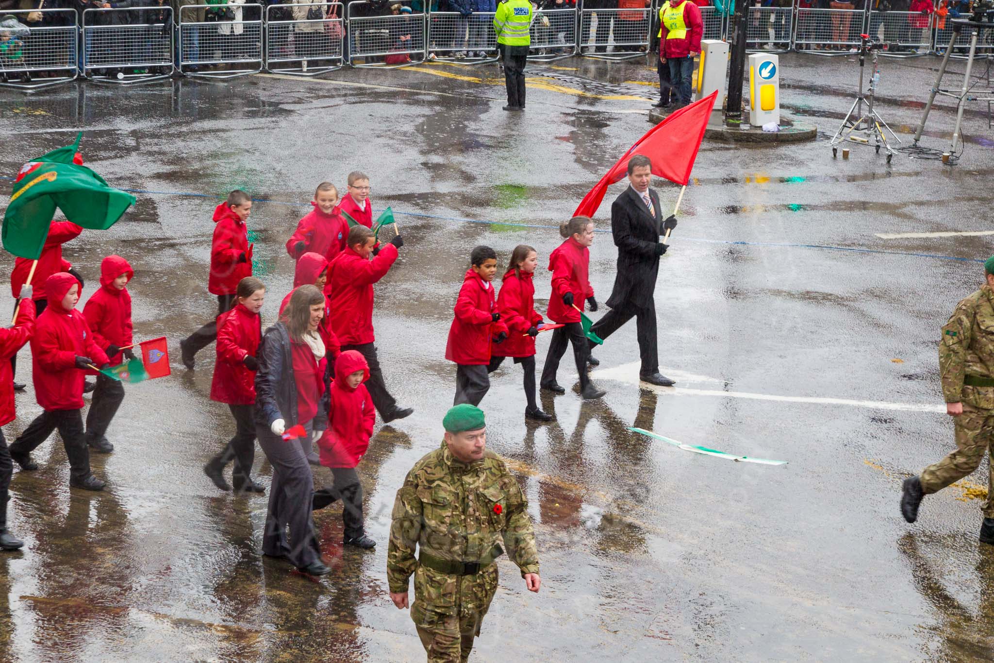 Lord Mayor's Show 2013: 91-3rd Battalion The Intelligence Corps-London's Army Reserve Intelligence Battalion, based in Hackney and Hampstead..
Press stand opposite Mansion House, City of London,
London,
Greater London,
United Kingdom,
on 09 November 2013 at 11:50, image #1103